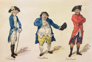 Les candidats rivaux, frontispice du livre Histoire de l