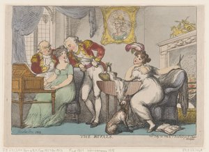 Les Rivaux, 14 juillet 1807 - Thomas Rowlandson