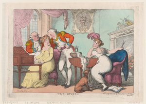 Les Rivaux - Thomas Rowlandson