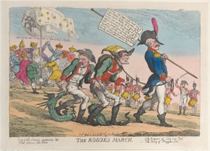La Marche des voyous - Thomas Rowlandson