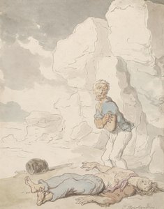 Les marins naufragés - Thomas Rowlandson