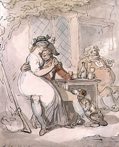 Le départ du soldat - Thomas Rowlandson