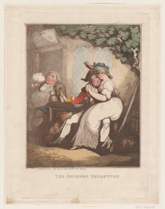 Le Départ du Soldat, 10 octobre 1799 - Thomas Rowlandson