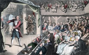 La scène, illustration de 