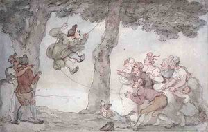 La Balançoire - Thomas Rowlandson