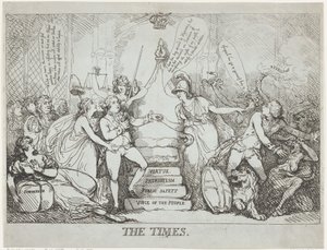 Les Temps, décembre 1788 - Thomas Rowlandson