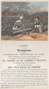 Les deux rois de la terreur, novembre 1813 - Thomas Rowlandson