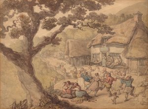 La Danse du village - Thomas Rowlandson