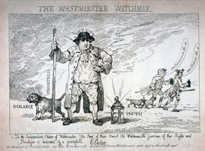 Le Veilleur de Westminster, 1784 - Thomas Rowlandson