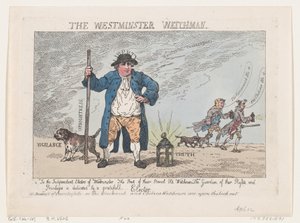 Le veilleur de Westminster, 12 avril 1784 - Thomas Rowlandson