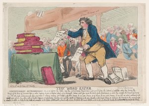 Le Mangeur de mots, 30 décembre 1786 - Thomas Rowlandson