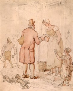 Le facteur, début du 19e siècle - Thomas Rowlandson