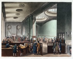 Salle de souscription de Lloyd de Londres, une compagnie d