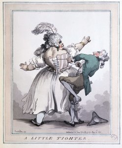 Serrez davantage - Estampes par Rowlandson, dans « Le corset dans l