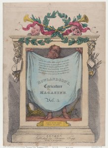 Page de titre, Caricature Magazine de Rowlandson, Vol. 5 - Thomas Rowlandson
