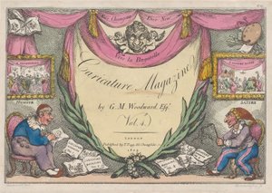Page de titre, La revue de caricature par G. M. Woodward, Vol. 4, 1809