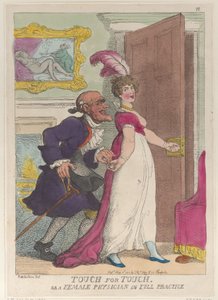 Touch for Touch ou une femme médecin en pleine pratique, 1er mai 1811