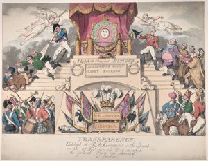 Transparence : exposée chez R. Ackermann dans le Strand le 27 novembre 1815