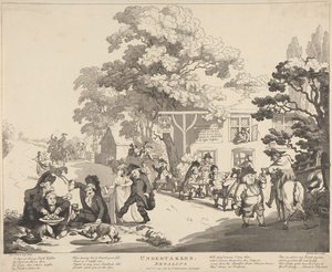 Les fossoyeurs se régalent - Thomas Rowlandson