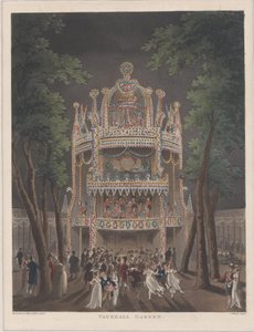 Jardin de Vauxhall, 1809 - Thomas Rowlandson
