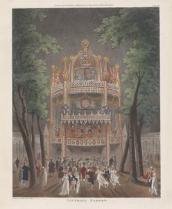 Vauxhall Garden, 2 octobre 1809 - Thomas Rowlandson