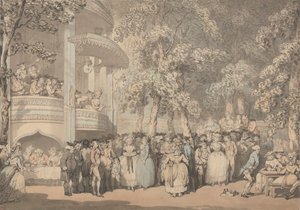 Jardins de Vauxhall - Thomas Rowlandson