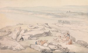 Vue sur Exmoor - Thomas Rowlandson