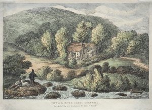 Vues en Cornouailles : Vue sur la rivière Camel, Cornouailles - Thomas Rowlandson