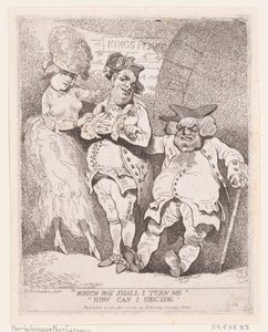 Quel chemin dois-je prendre, comment puis-je décider - Thomas Rowlandson