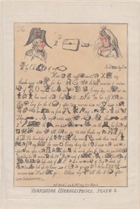 Hiéroglyphes du Yorkshire, Planche 2 - Thomas Rowlandson