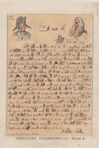 Hiéroglyphes du Yorkshire, Planche 3 - Thomas Rowlandson
