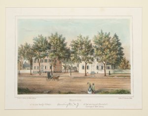 Résidence de feu George Dillwyn de feu Joseph Bloomfield (Burlington, NJ), de 14 vues de Burlington