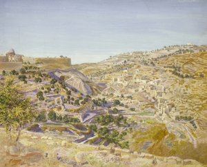 Vue de Jérusalem, 1854 - Thomas Seddon