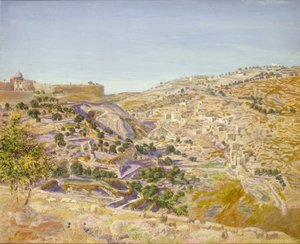 Vue de Jérusalem, 1854 - Thomas Seddon