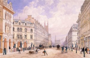 Viaduc de Holborn, Londres, 1871 - Thomas Shotter Boys