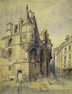 Hôtel de Sens, rue du Figuier, c.1833