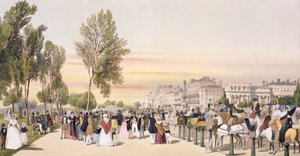 Hyde Park, près de Grosvenor Gate, de 