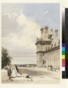 Pavillon de Flore, Tuileries, Paris, vers 1829 - Thomas Shotter Boys