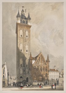 Architecture pittoresque à Paris, Gand, Anvers, Rouen : Beffroi, Gand, Belgique - Thomas Shotter Boys