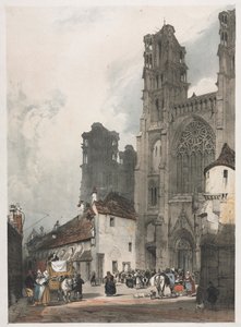 Architecture pittoresque à Paris, Gand, Anvers, Rouen : Laon, France, 1839 - Thomas Shotter Boys