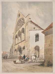 Architecture pittoresque à Paris, Gand, Anvers, Rouen : St. André, Chartres, France - Thomas Shotter Boys