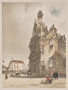 Architecture pittoresque à Paris, Gand, Anvers, Rouen : Saint-Étienne-du-Mont, Paris - Thomas Shotter Boys
