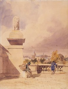Le pont de la Concorde vu de la terrasse des Tuileries - Thomas Shotter Boys