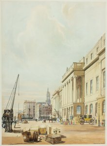 La Douane, troisième plaque des Vues originales de Londres telles qu