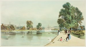 Les Horseguards depuis St. James