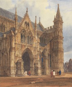Le Porche Nord-Ouest de la Cathédrale de Salisbury - Thomas Shotter Boys