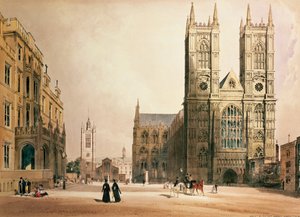 Abbaye de Westminster et hôpital, 1842 - Thomas Shotter Boys