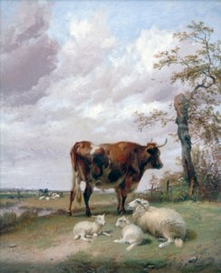 Les prés de Canterbury - Thomas Sidney Cooper