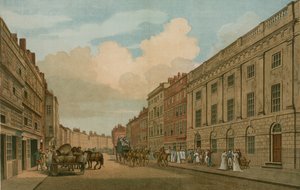 Maison occupée par la Compagnie des Indes orientales, Leadenhall Street, Londres, refaite en 1726 - Thomas Snr. Malton