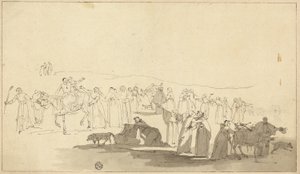 Les pèlerins de Canterbury - Thomas Stothard
